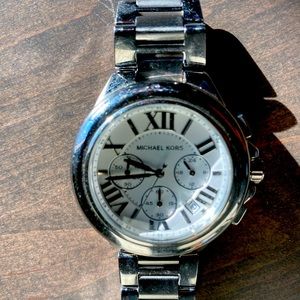 Michael Kors Silver Women’s Watch - needs battery